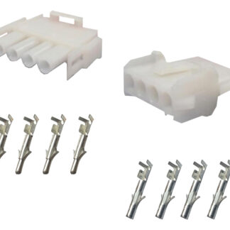 Conector Hylok 4 Vias Macho Fêmea Kit Com Terminais Internos