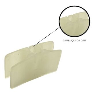 Corrediça de Nylon para Porta com Cava