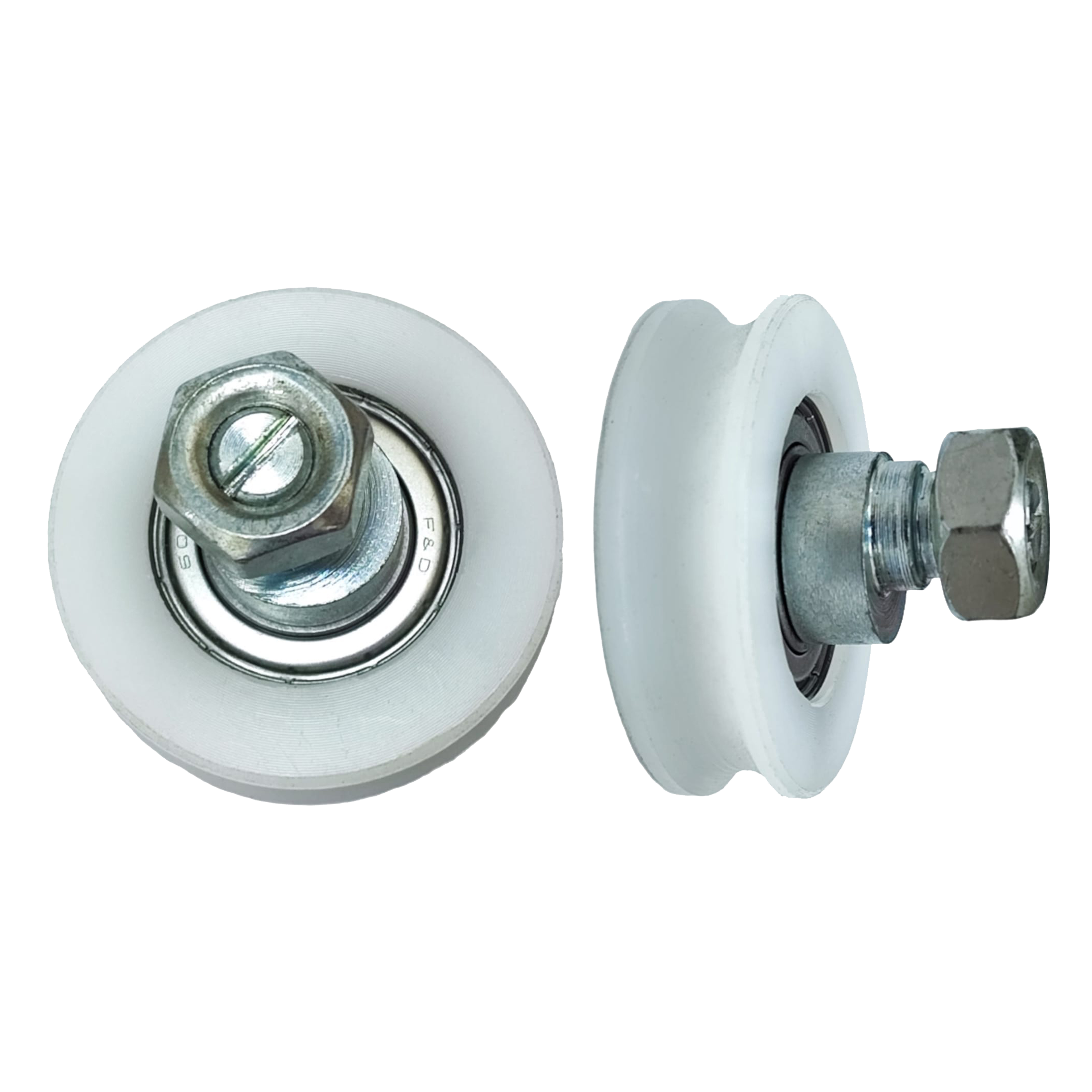 Roldana 44Mm Para Porta (Inferior) Com Eixo Excêntrico