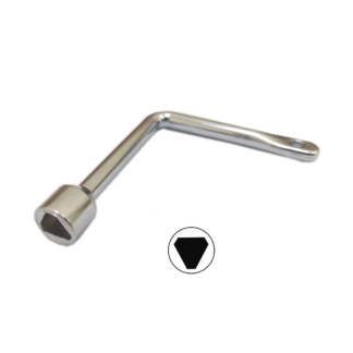 Chave para Destravar Trinco Triangular em L