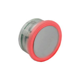 Botão Côncavo Espelhado Led Vermelho com 3 vias de conexão Tipo Neo Otis