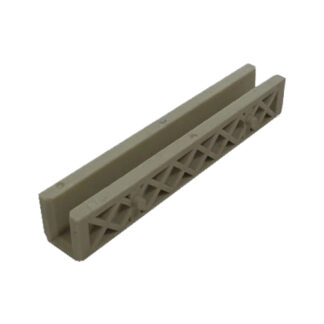 Corrediça Nylon 27 X 29 X 173Mm Para Guia 5Mm