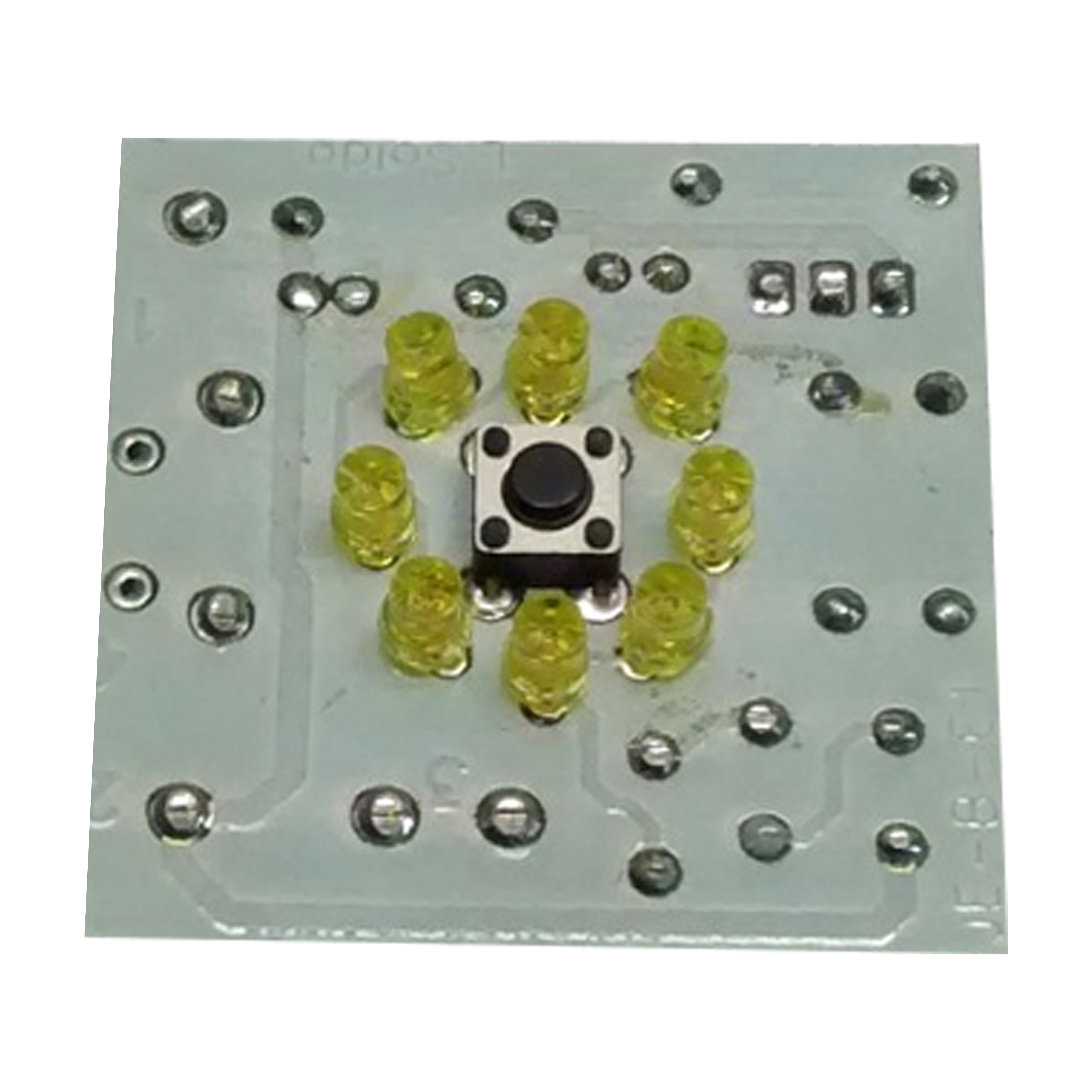 Placa Eletrônica Botão 130V Led Amarelo