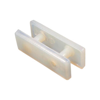 Corrediça Sapatilha De Nylon Para Porta Cabine (Par)