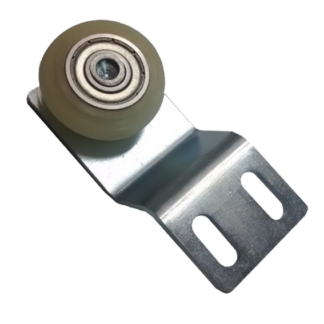 Suspensão Para Porta De Cabine Qk 8 Com Roldana Interna (Furo Com Rosca)