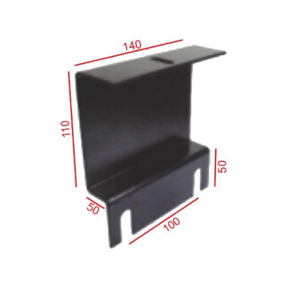 Suporte Para Lubrificador De Guia - Entre Furos 100Mm