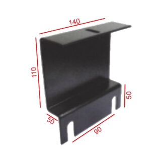 Suporte Para Lubrificador De Guia - Entre Furos 90Mm