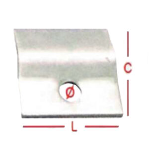 Clip Para Guia 3Mm Pequena (144) X (C38) X 10Mm Sem Parafuso
