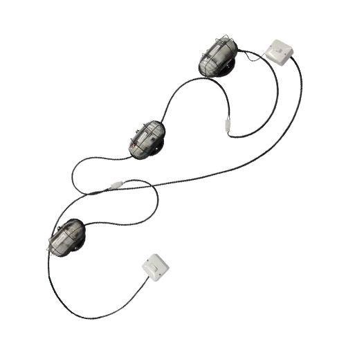 Kit Iluminação Plugada Para Poço 6 Paradas 220V