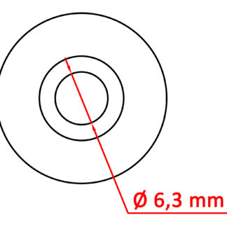 Roldana 20Mm Para Carrinho Seletor