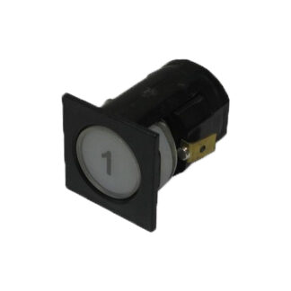 Botão Quadrado 31mm Gravado