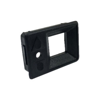 Corpo Para Botão Com 1 Furo Para Led Preto